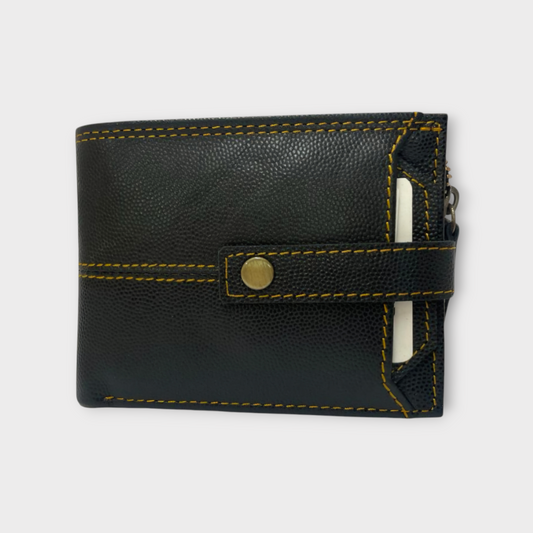 Premium Black Leather Wallet for Men's